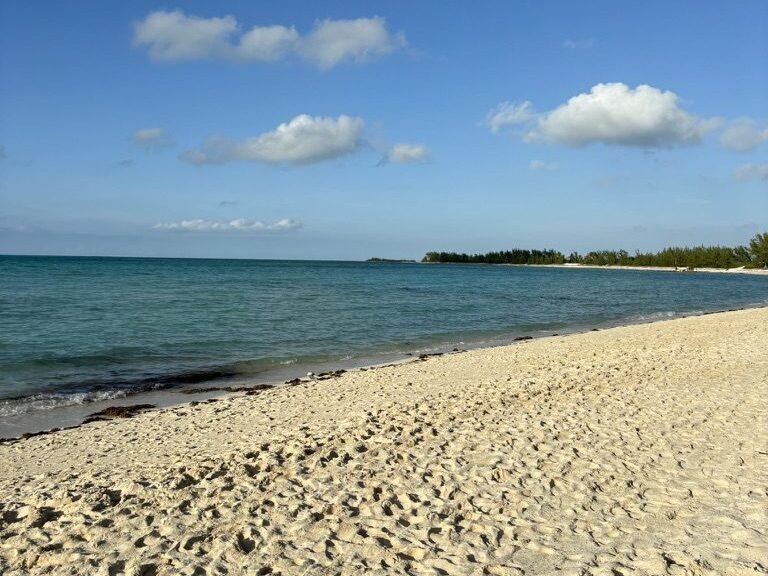 Praia paradisiaca em Serenity Bay